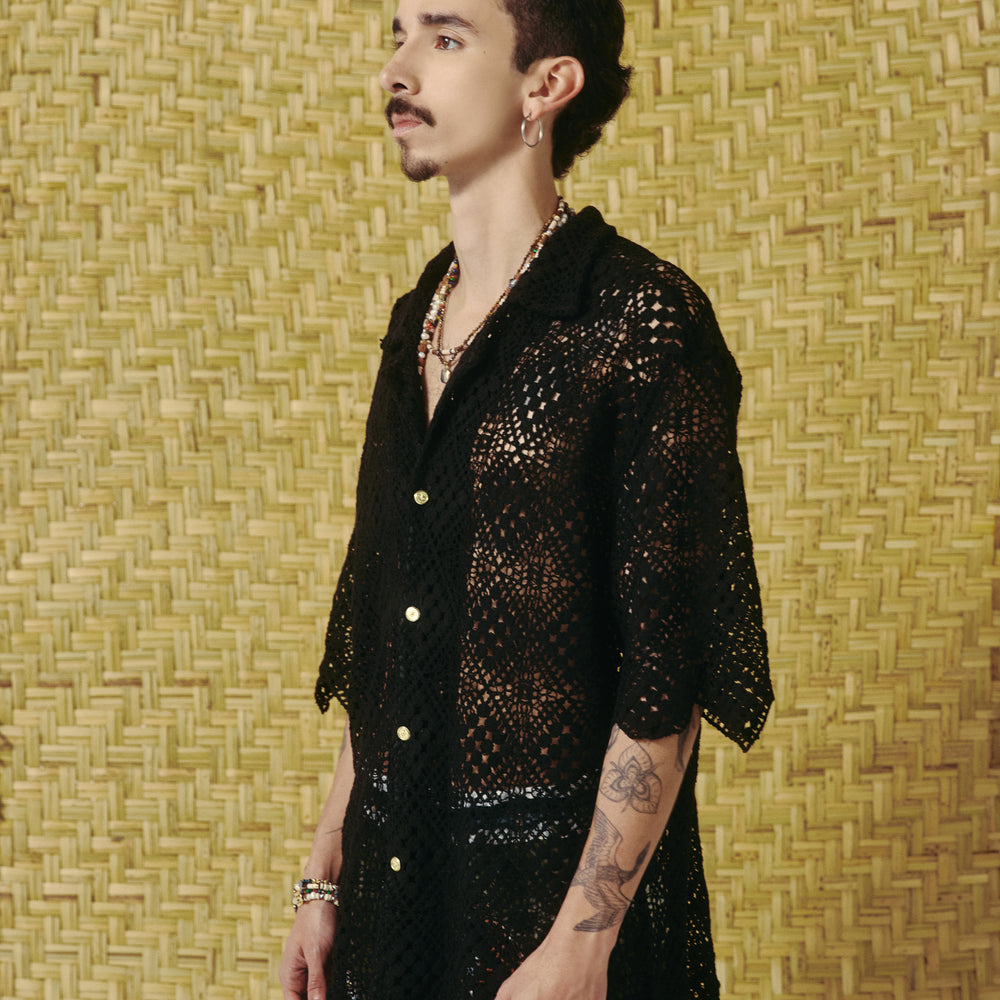 
                  
                    MIDNIGHT CROCHET - CAMISA
                  
                